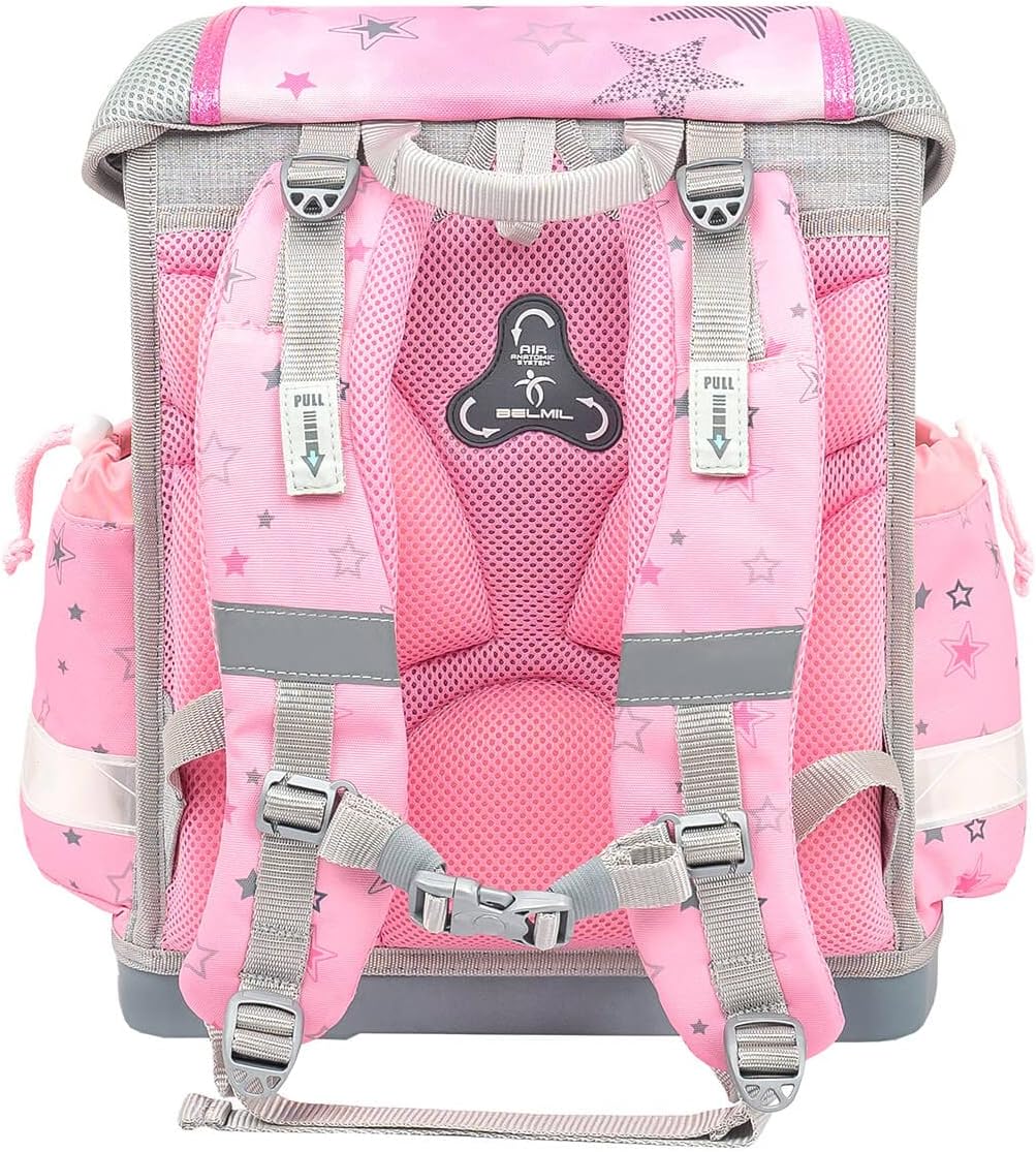 Belmil Classy Schulranzen Set 4 - teilig (403-13/AG/S) Ballet Light Pink, Ballet Light Pink