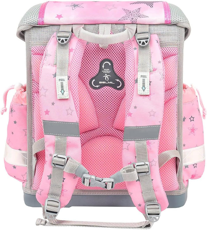 Belmil Classy Schulranzen Set 4 - teilig (403-13/AG/S) Ballet Light Pink, Ballet Light Pink