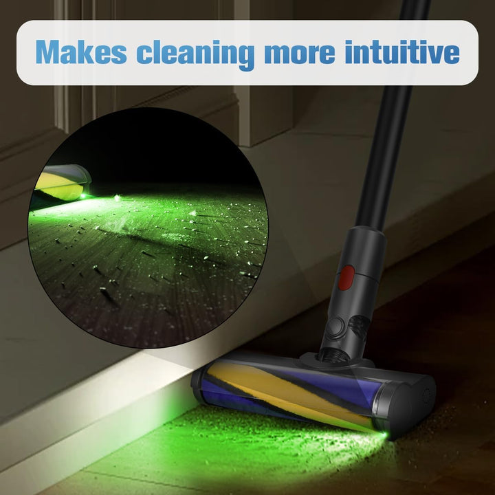 DrRobor Softwalze Bodendüse für Dyson V10 V11 V15 V7 V8, Elektrischer Soft Roller Bürste Aufsatz mit