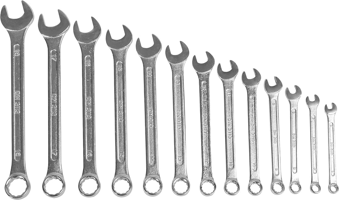 Brüder Mannesmann Gabel-Ringschlüsselsatz, 25-tlg., 7-32 mm, CV, M 130-25