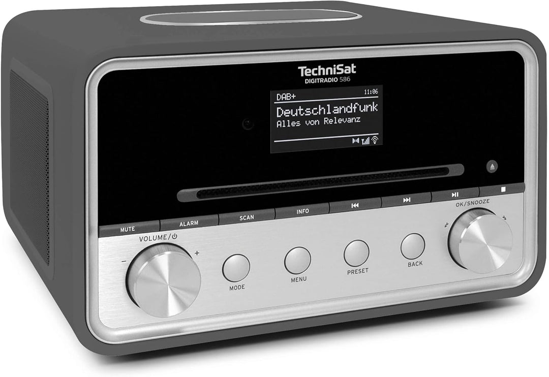TechniSat DIGITRADIO 586 – DAB+ Hybridradio (Internetradio, UKW, Bluetooth, Spotify, Wireless Chargi