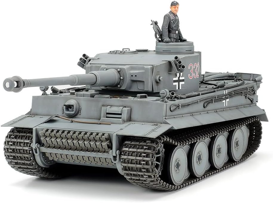 Tamiya 300035216 35216 1:35 Deutscher PzKpfw.VI Tiger I E Frühe (1), Modellbausatz,Plastikbausatz, B