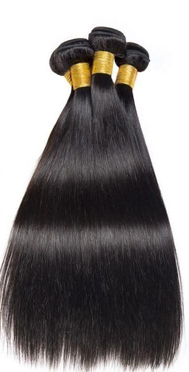 Straight Human Hair Bundles Hair Extensions Unprocessed Brazilian Virgin Weave 100% Human Hair Exten