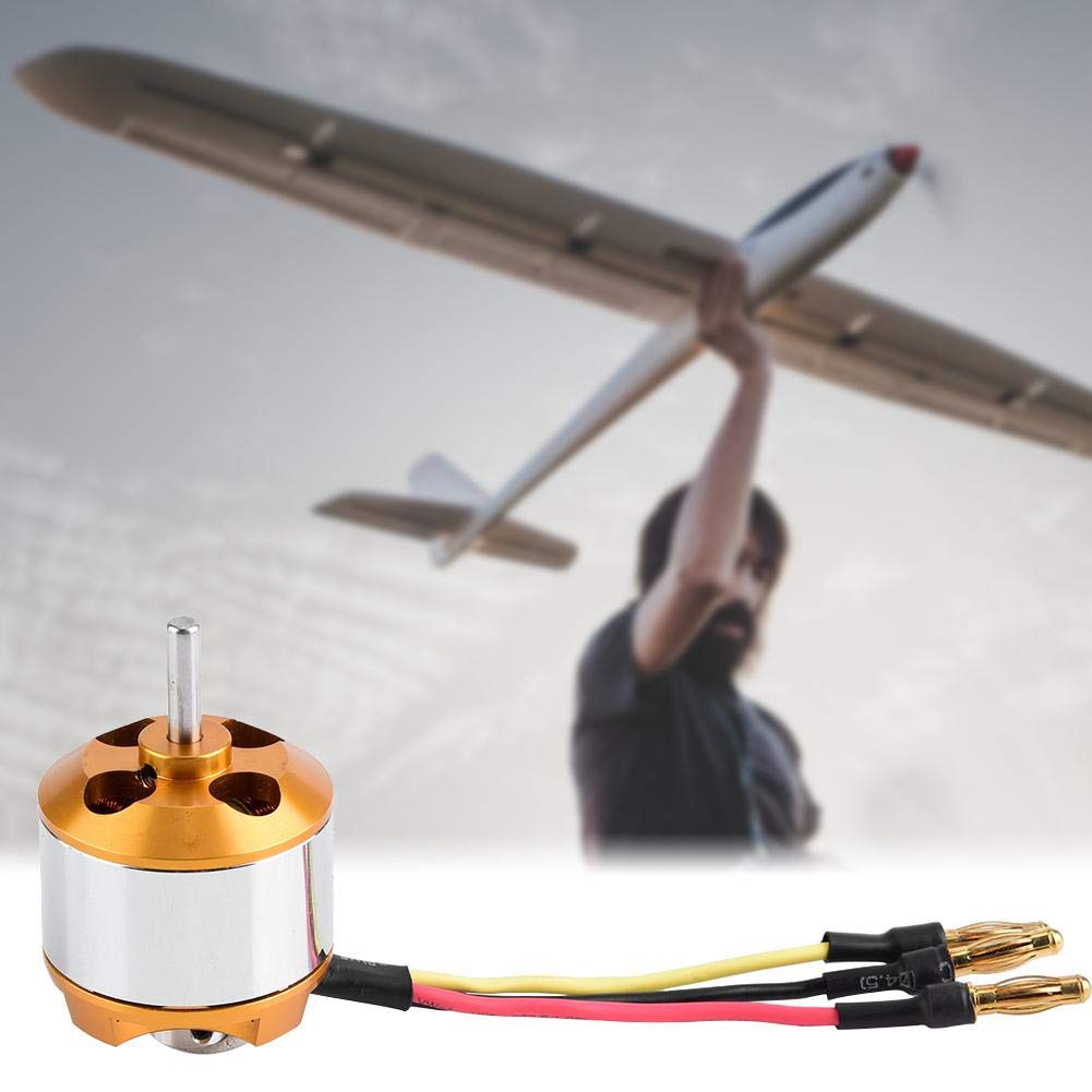Dilwe RC-Motor, Motor-2814 1000 / 1400KV 2kg Schub 3-4S Motor für Starrflügel-RC-Flugzeug(1000 kV),