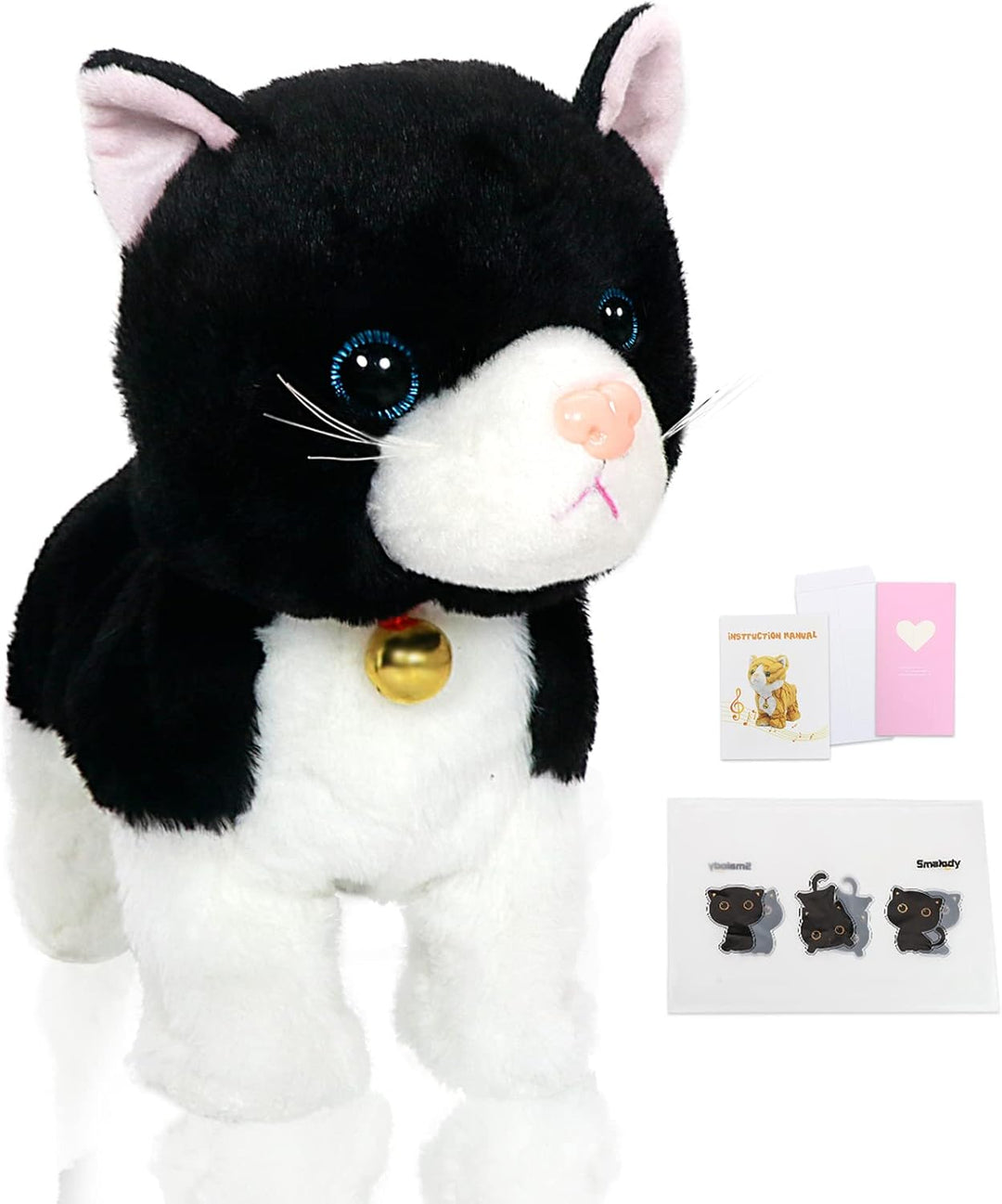 Smalody Interactive Plüschtiere, Neuheit Sound Control Elektronische Katze Elektronische Haustiere R