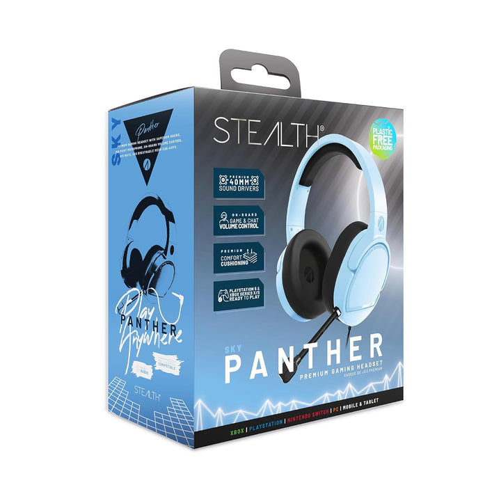 Panther Gaming Headset Sky (PS4/PS5/XBOX/NSW), Sky