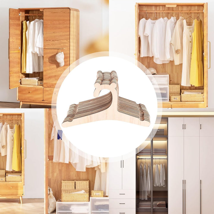 Oewnvmd 30 StüCke HolzbüGel für Babykleidung BüGel für Baby Kleider BüGel Gestell Raum Kindergarten