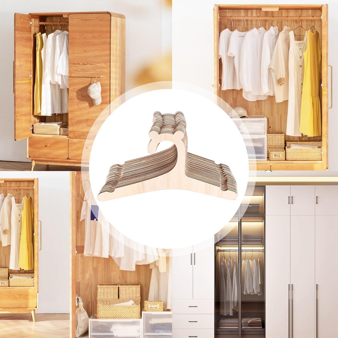 Oewnvmd 30 StüCke HolzbüGel für Babykleidung BüGel für Baby Kleider BüGel Gestell Raum Kindergarten