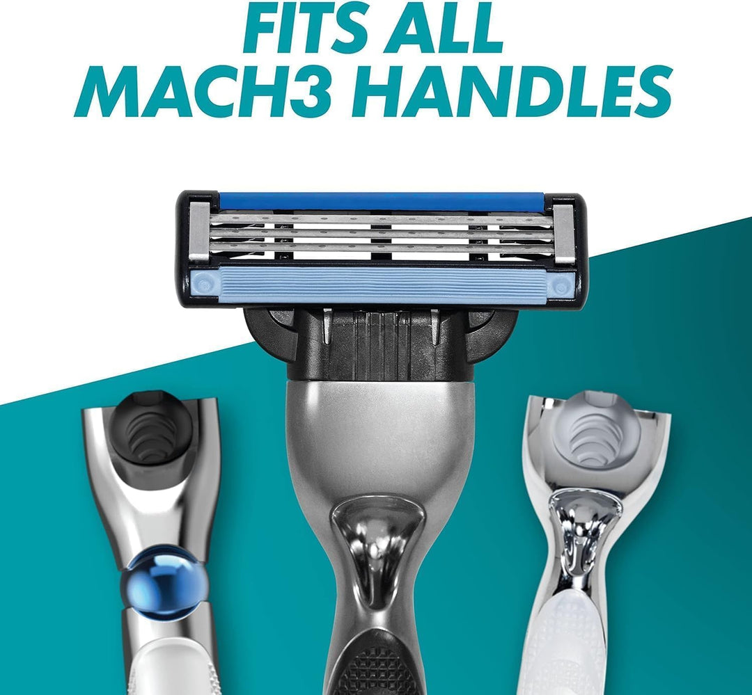 Gillette Mach3 Rasierklingen + 12 Rasierklingen Für Männer