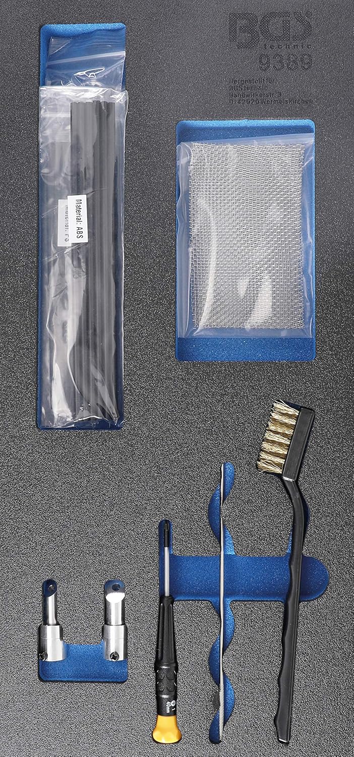 BGS 9389 | Werkstattwageneinlage 1/3: Verbrauchsmaterial | für Kunststoff-Reparatur-Satz Art. 9388