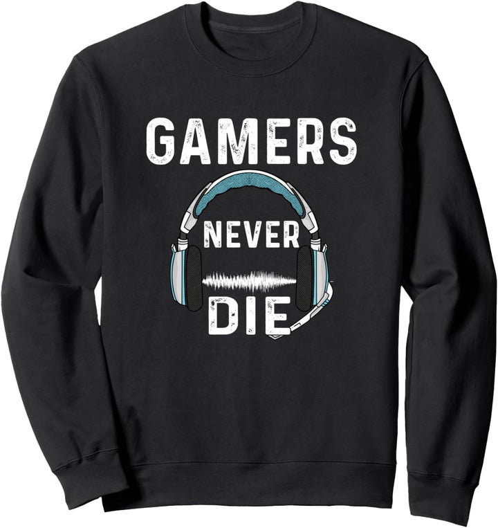 Headset Gamer, Gaming Motivation Video Gamer Geschenk Sweatshirt
