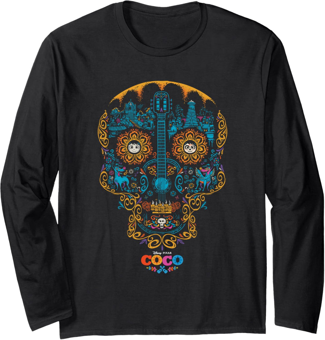 Disney and Pixar's Coco Sugar Skull Langarmshirt