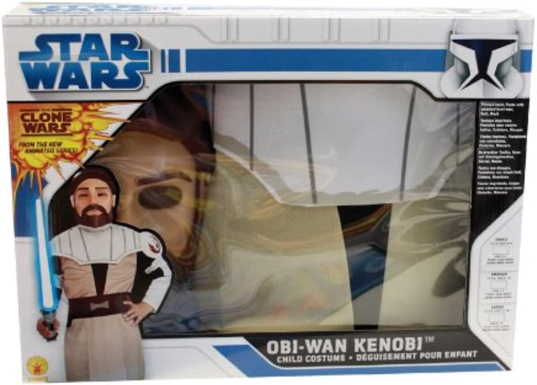 Rubie's 3 41084 L - Obi Wan Kenobi Clone Wars Box Set Kostüm, Grösse L, L