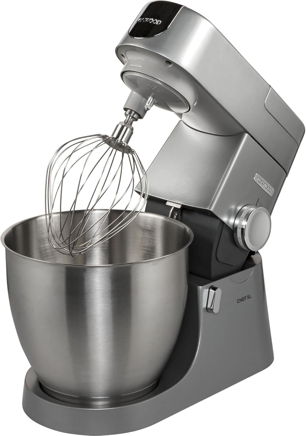 Kenwood Chef Knetmaschine Planetaria, Silber Rührmaschine + Mixer + Fleischwolf 6.7 grau Bundle mit