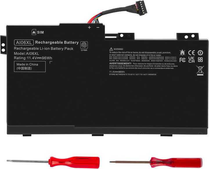 ASUNCELL 96Wh AI06XL Laptop Akku für HSTNN-LB6X HSTNN-C86C 808397-421 808451-001 808451-002 AI06096X