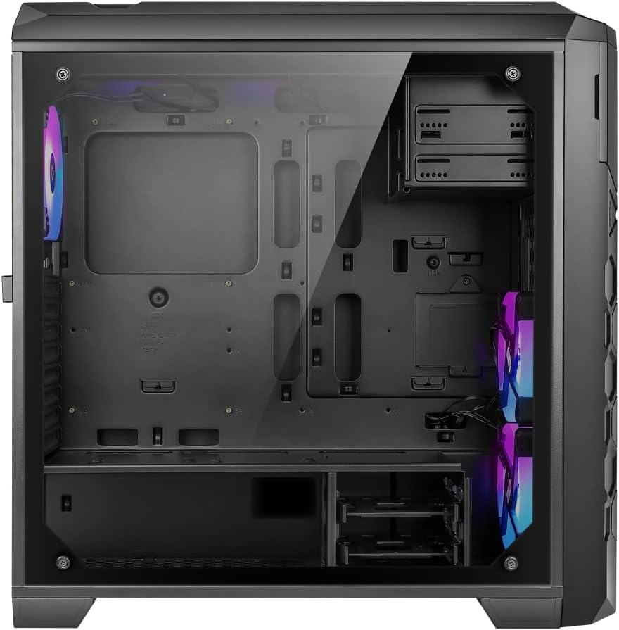 Azza Storm 6000B ARGB, Tower-Gehäuse,schwarz, Tempered Glass