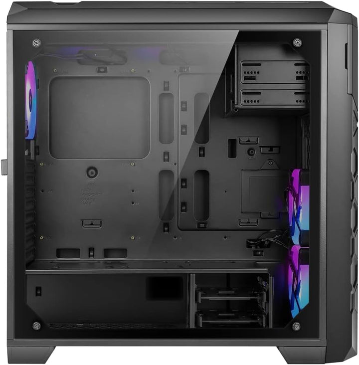 Azza Storm 6000B ARGB, Tower-Gehäuse,schwarz, Tempered Glass