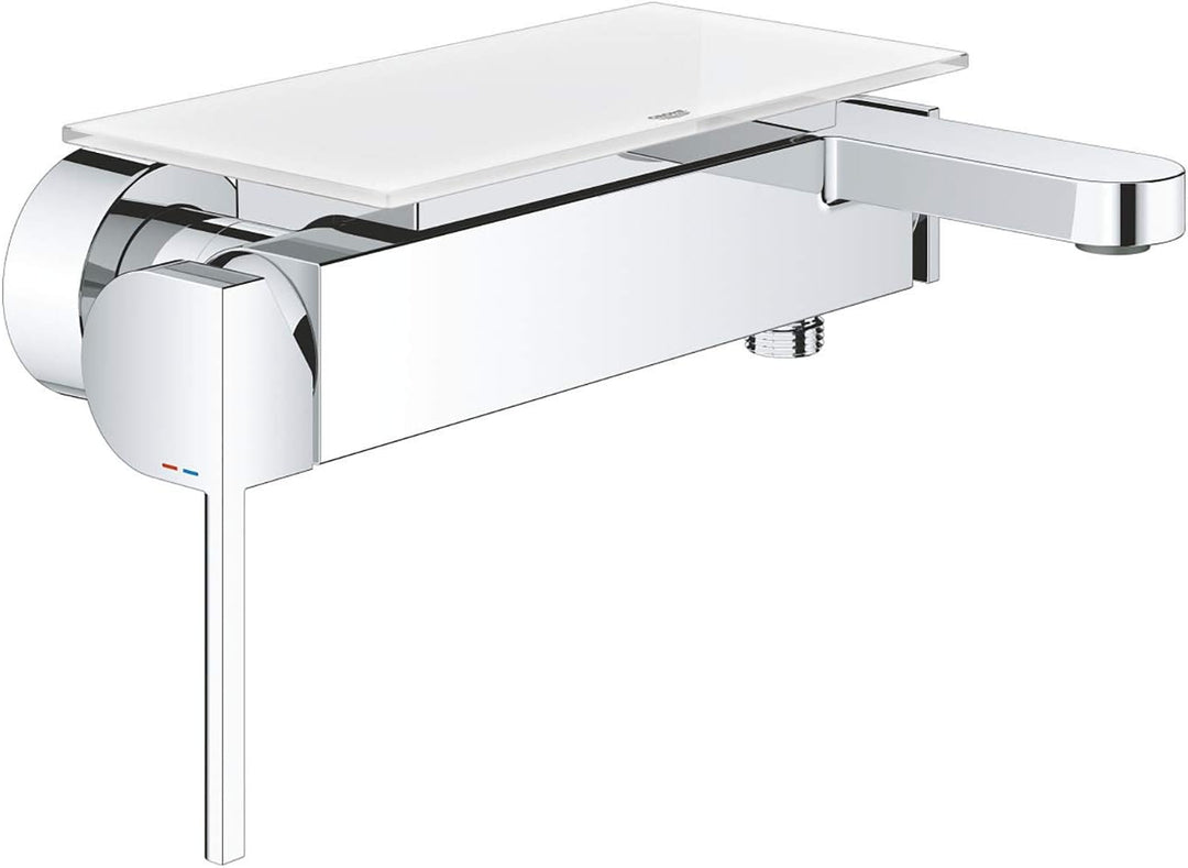 GROHE Plus | Badarmatur- Einhand-Wannenbatterie | mit Temperaturbegrenzer | chrom | 33553003 Chrom E