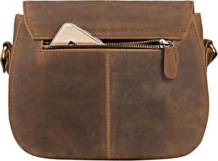 STILORD 'Savannah' Umhängetasche Damen Leder Handtasche kleine Schultertasche Crossbody Bag Ausgehta