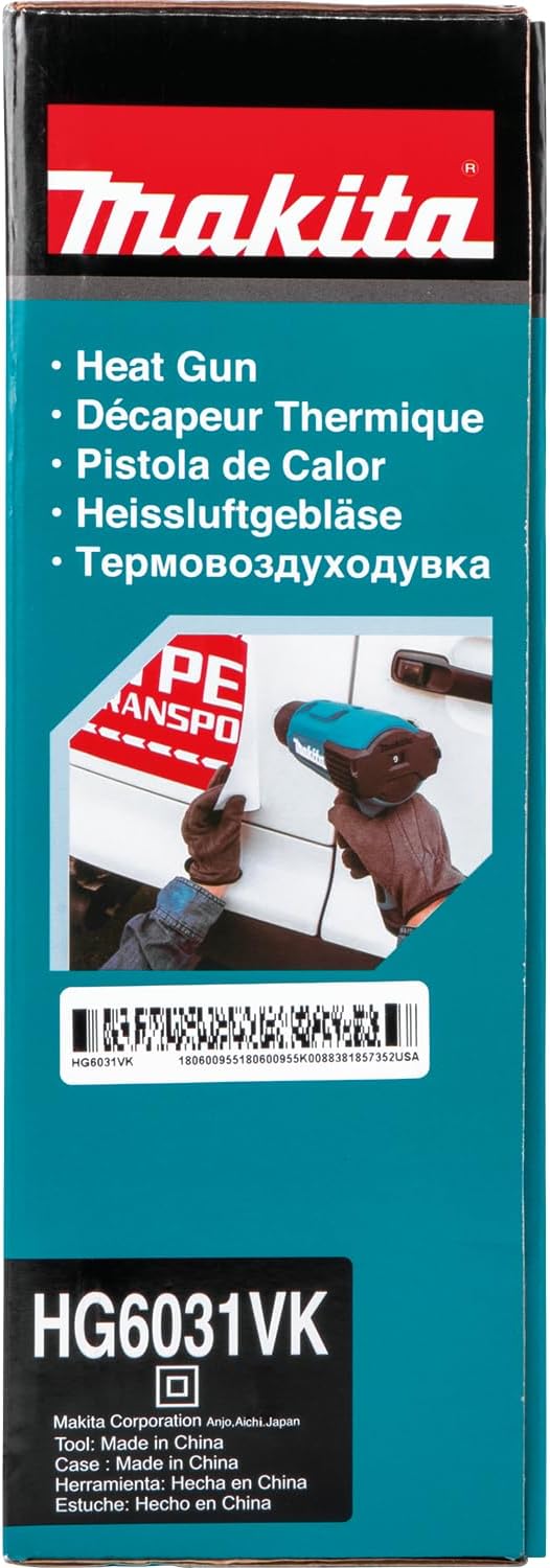 Makita HG6031VK Heissluftgebläse Kit 1.800 W