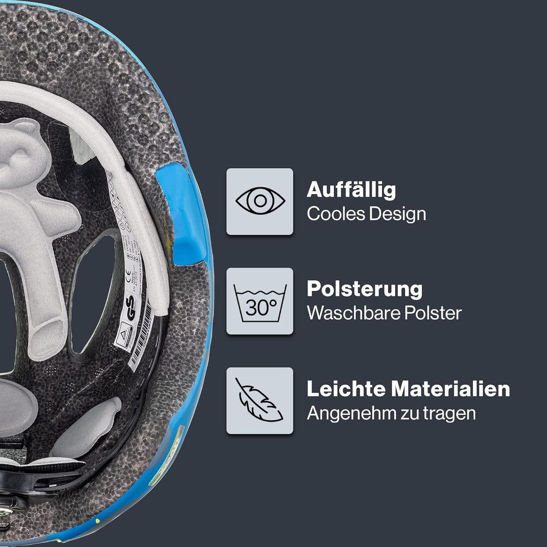 Uvex OYO Style Deep Space Kinder Fahrrad Helm blau/gelb 2024 50-54 cm, 50-54 cm