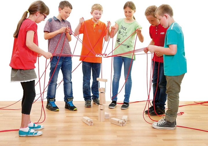 Erzi 44329 Teamturm aus Holz, für Freizeit, Sport und Therapie, Fördert die Teambildung