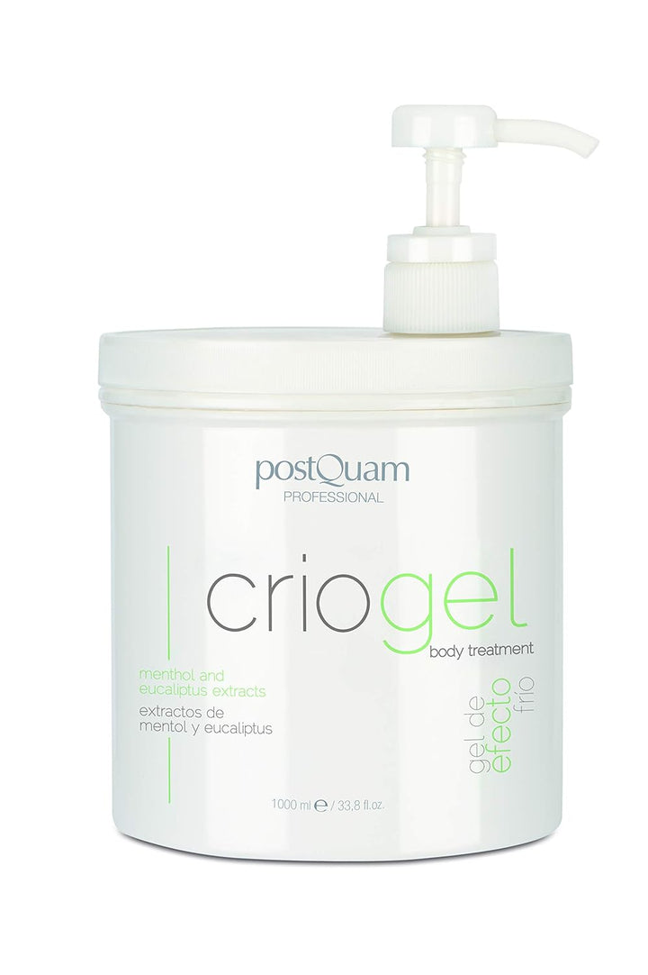 PostQuam - Criogel | Anti Cellulite Gel mit Kühleffekt für Müde Beine, Straffendes und Reduzierendes