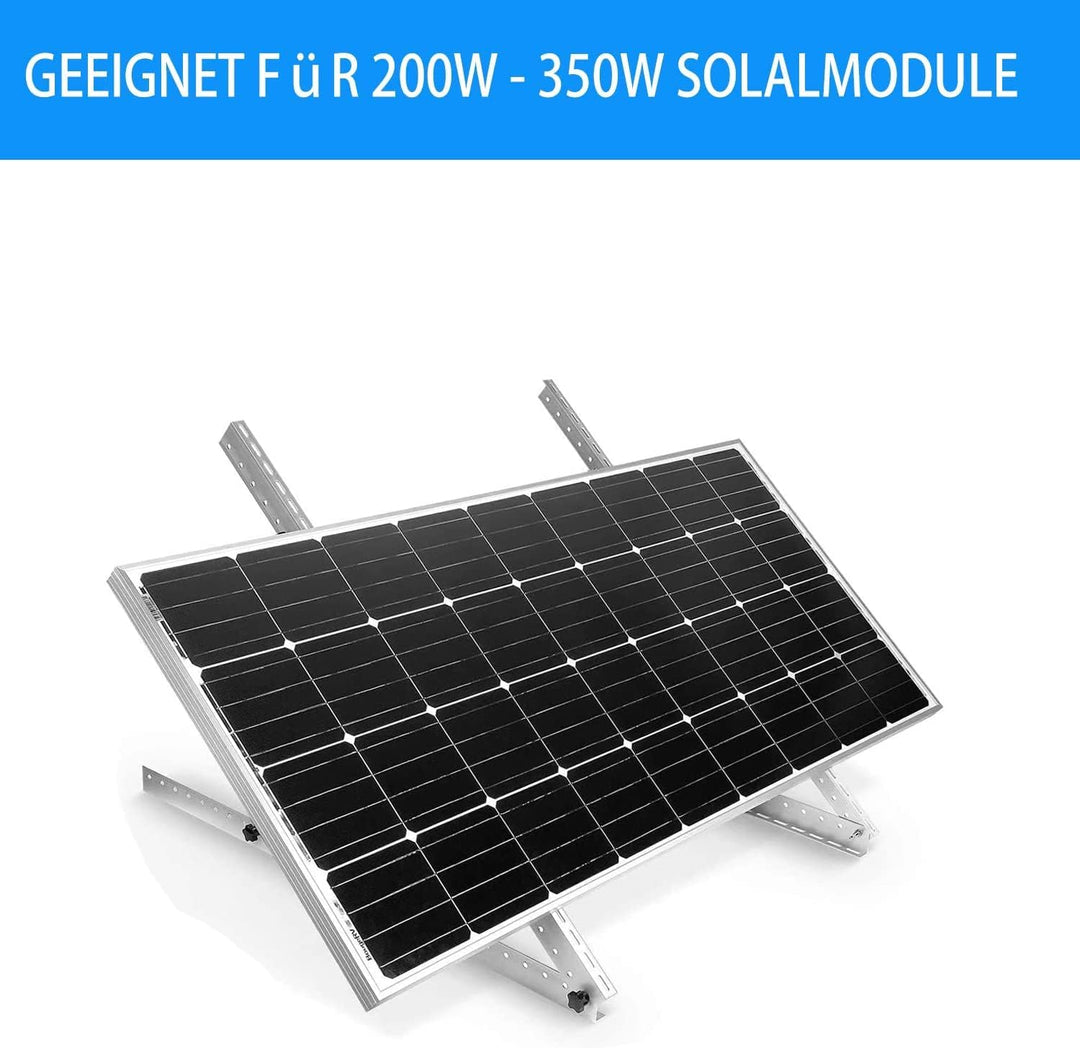 Solarmodul Halterung 1040mm Breit for 1 PV 250-380W, Halterungen 2,5 mm Dicke, ALU Befestigung Solar