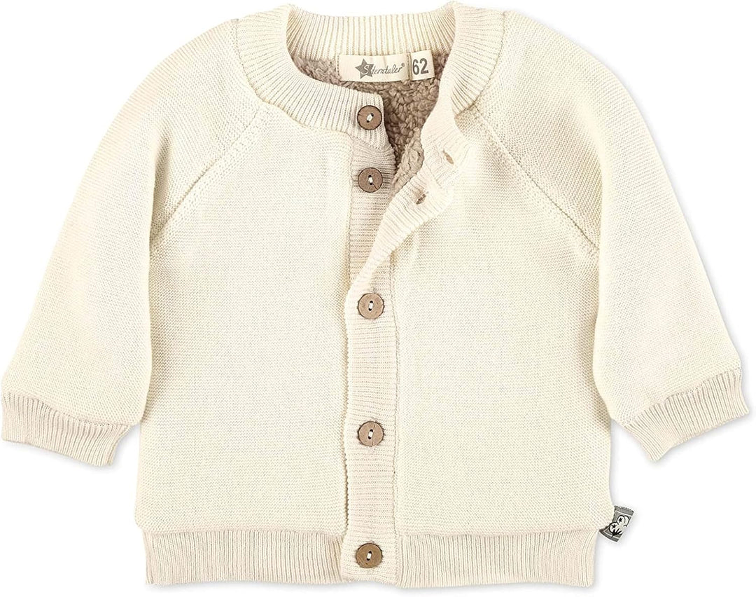 Sterntaler Baby-Jungen GOTS Strick Stern Jacke 56 Natur, 56 Natur