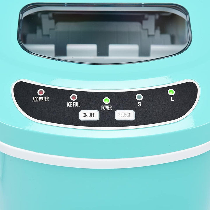 COSTWAY Eiswürfelmaschine 12KG/24H, Ice Maker 9 Eiswürfel in 6-13min, Eismaschine 2,2L Wassertank, E