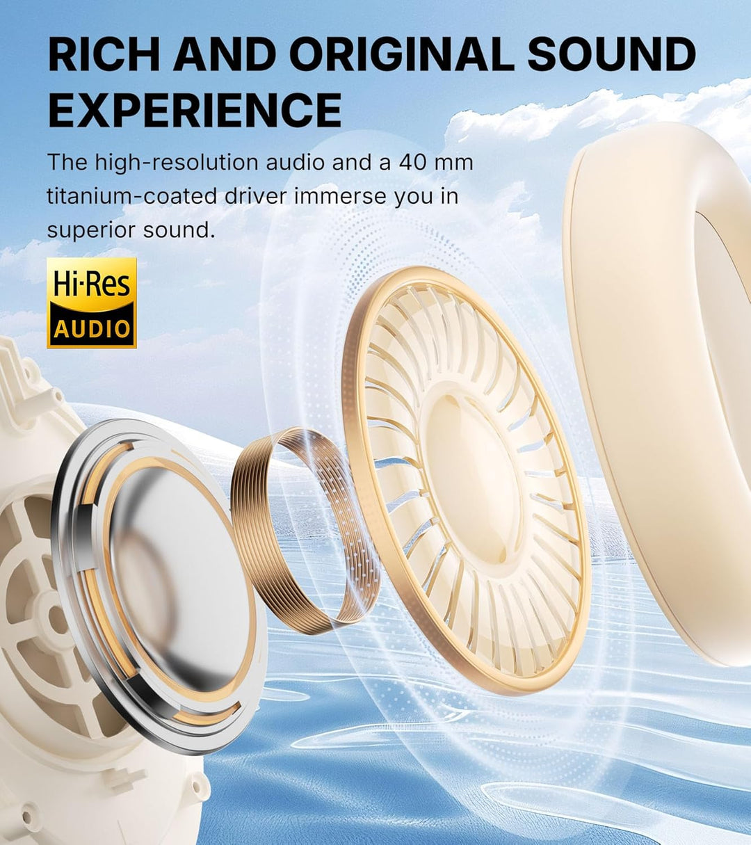 Edifier WH700NB Pro Kabellose Over-Ear Kopfhörer mit -43dB Aktiver Geräuschunterdrückung, Hi-Res Aud