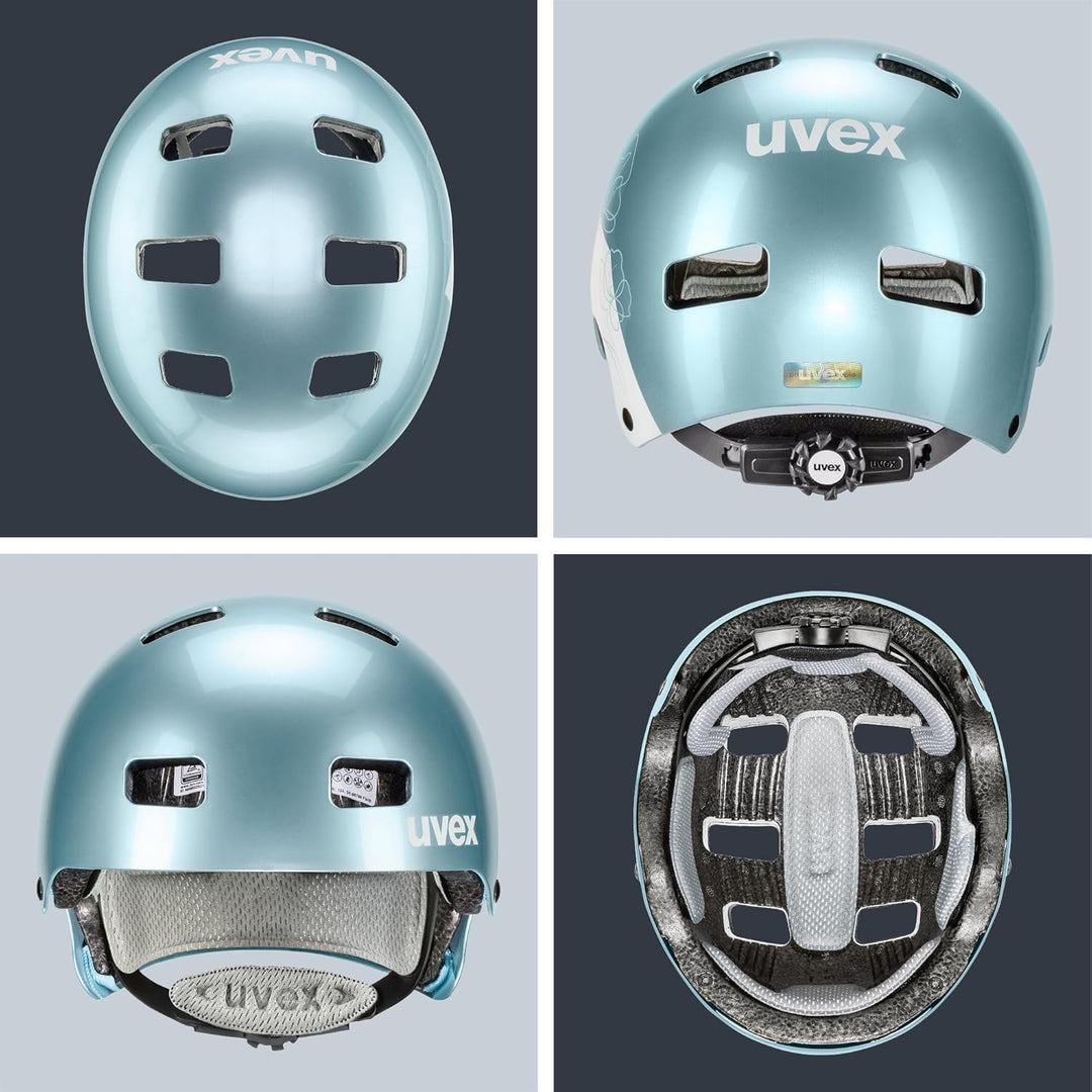 uvex Kid 3 - robuster Fahrradhelm für Kinder - individuelle Grössenanpassung - optimierte Belüftung