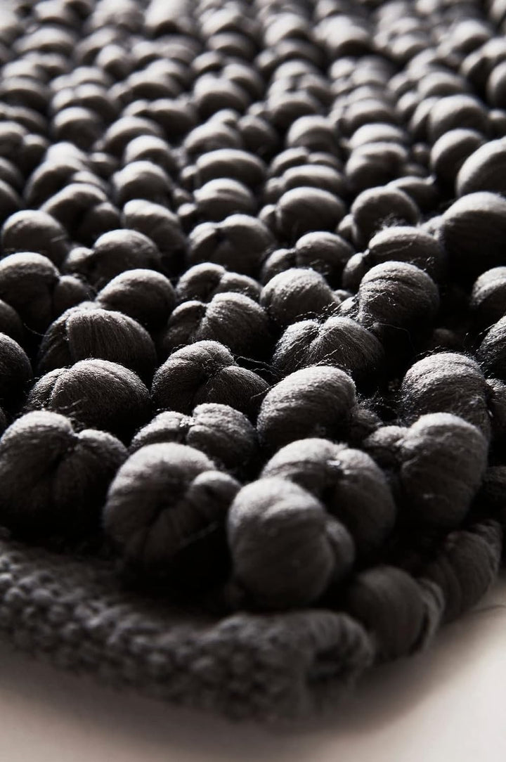 Jotex Hills Badteppich, Popcorn Badematte, Baumwolle und Polyester Mix - Grau, 80x150 cm Grau 80x150