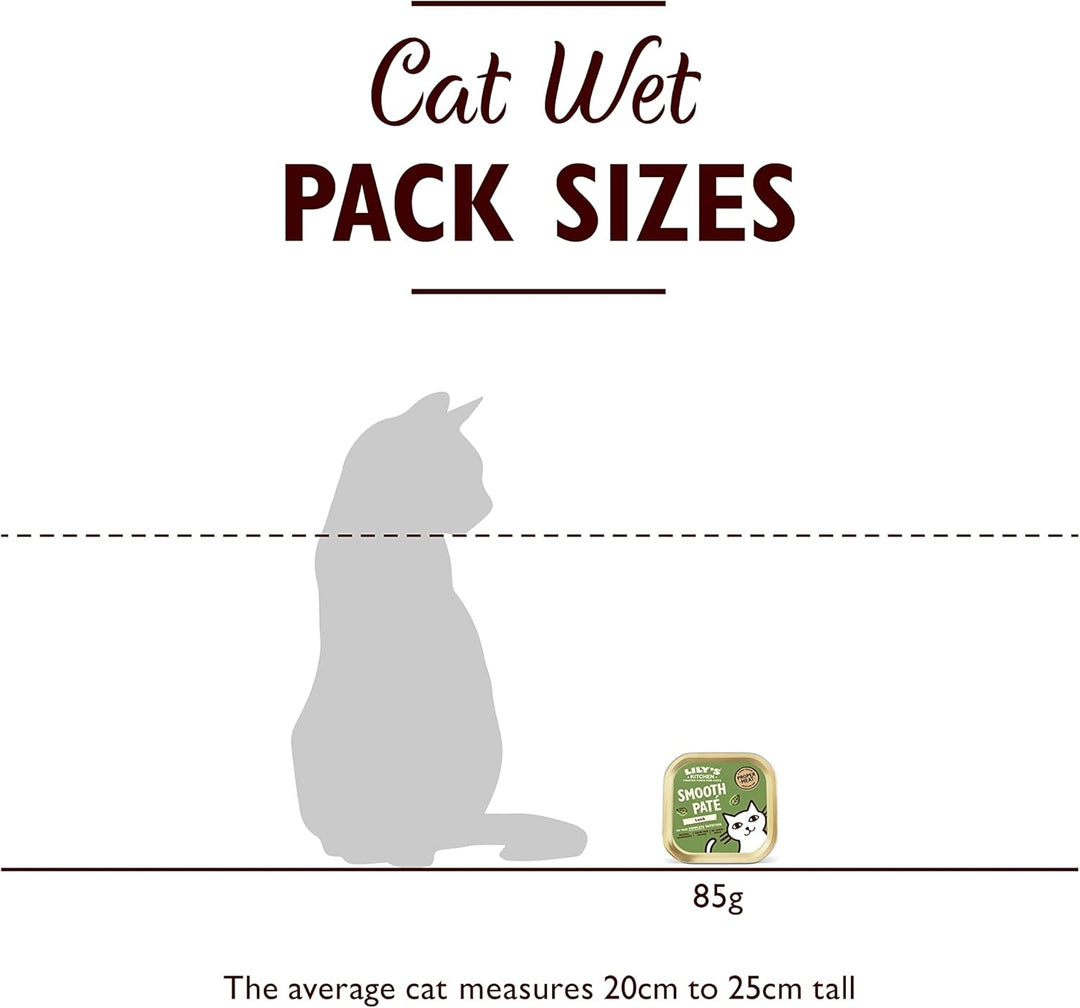 Lily’s Kitchen Premium Nass Katzenfutter für ausgewachsene Katzen 19 Schalen (19 x 85g) Lammfleisch-