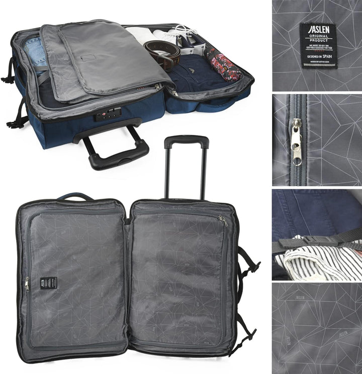 JASLEN - Koffer Klein Handgepäck - Handgepäck Koffer - Koffer Handgepäck 55x40x20 Leicht und Robust