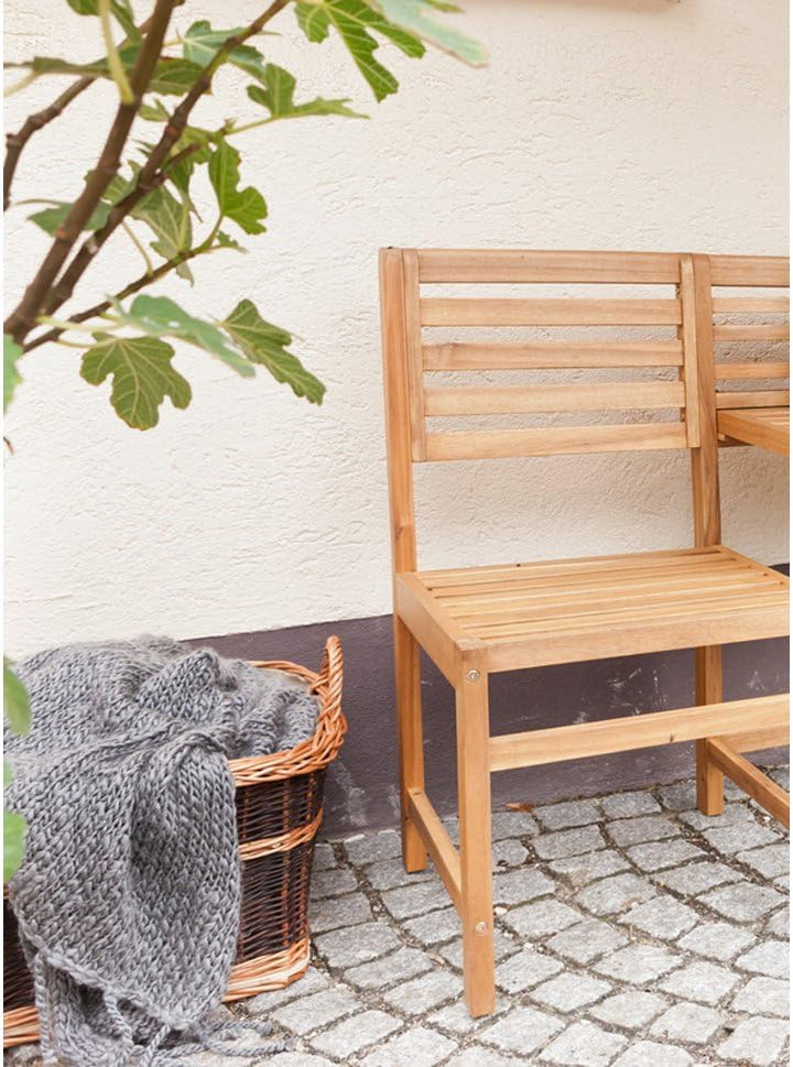 Dehner Weidenkorb mit Jute, ca. 60 x 47 x 40 cm, Weide,