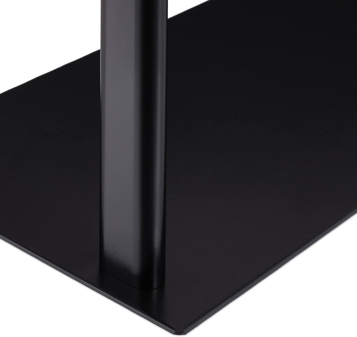 Relaxdays Handtuchständer, 3 Handtuchstangen, HBT: 86 x 51 x 19 cm, rutschfest, Badezimmer, Schlafzi