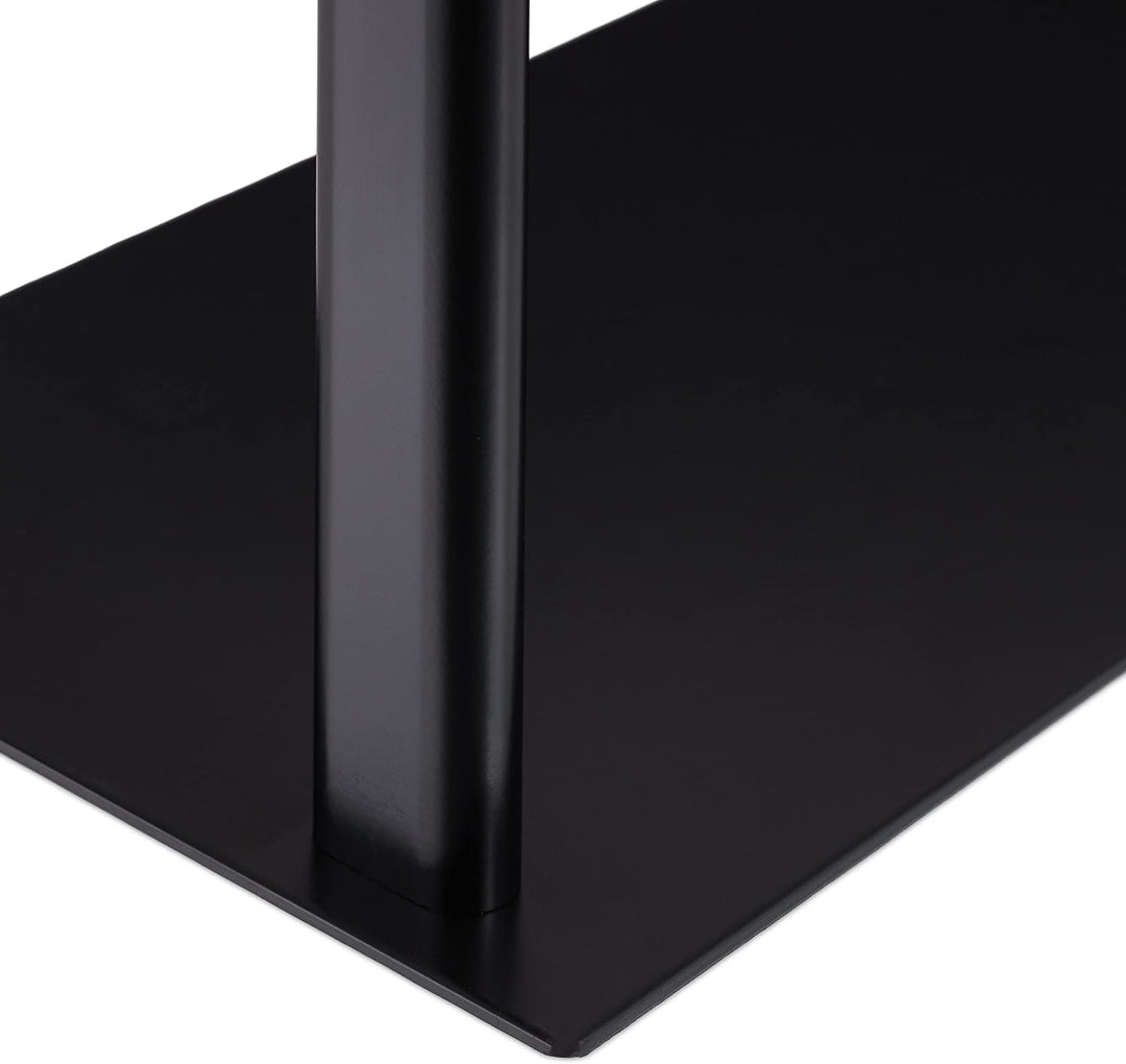 Relaxdays Handtuchständer, 3 Handtuchstangen, HBT: 86 x 51 x 19 cm, rutschfest, Badezimmer, Schlafzi