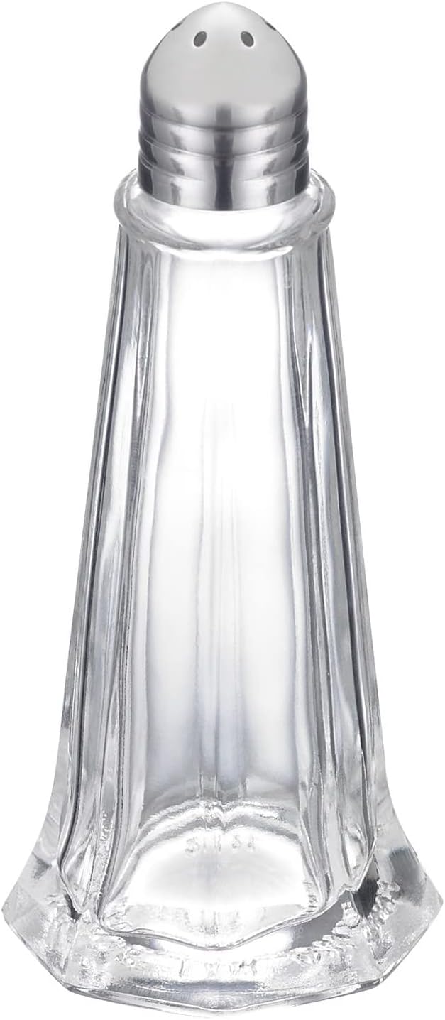 Westmark Universalstreuer-Set, 2-tlg., Fassungsvermögen: je 40 ml, Glas/Rostfreier Edelstahl, New Yo