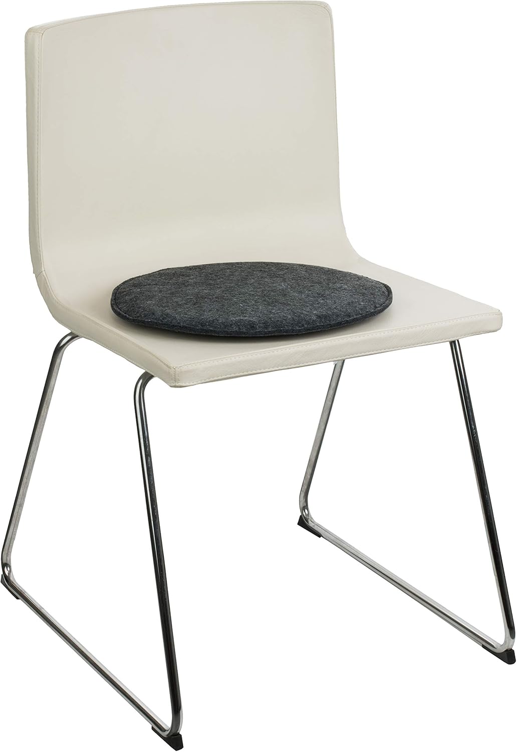 Brandsseller Sitzkissen Filz Rund Stuhlkissen Sitzauflage Gepolstert - Ø 35 cm - 6er Vorteilspack -