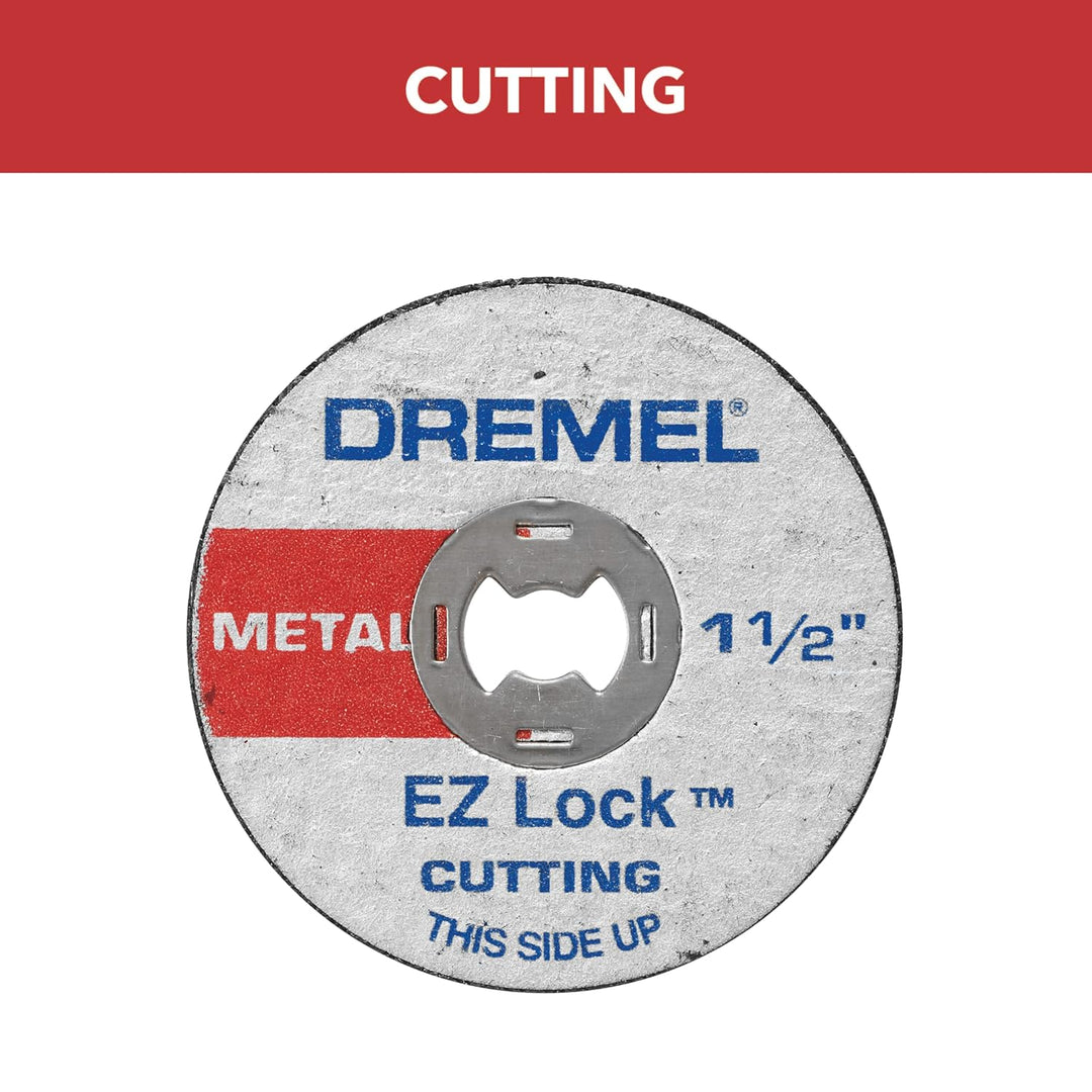 Dremel EZ456 5 Count 1,5 Zoll EZ Lock Cutoff Wheels 5-Piece EZ Lock – Glasfaserverstärkt Schneiden v