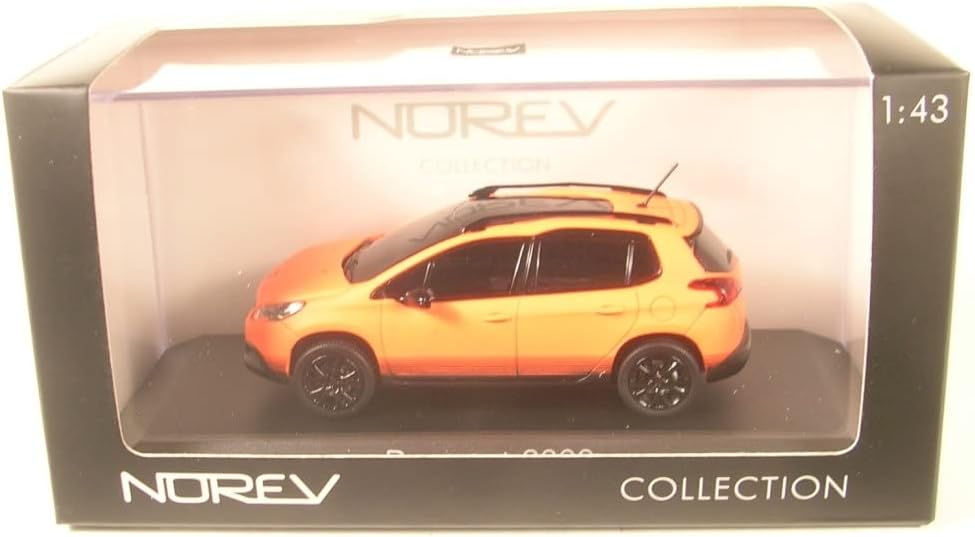 Norev – 479832 – Peugeot 2008 2013 – Massstab 1/43 Orange Fluo Mat, Orange Fluo Mat