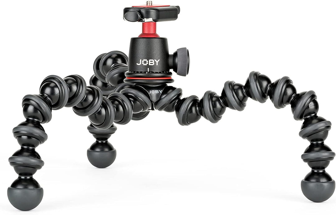 JOBY GorillaPod 3K Vert Kit, Kompaktes, flexibles 3K-Stativ und 3K-Kugelkopf mit vertikaler L-Halter