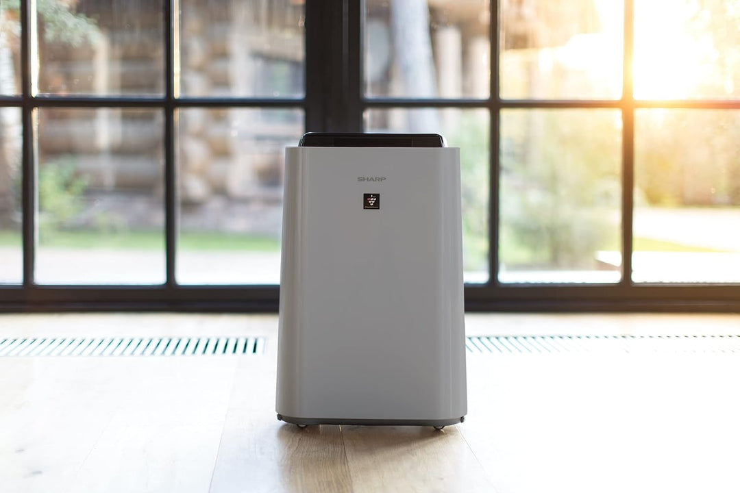 SHARP UA-HD50E-L Luftreiniger (mit Befeuchtungsfunktion, Verbesserung der Luftqualität, Ideal für Al