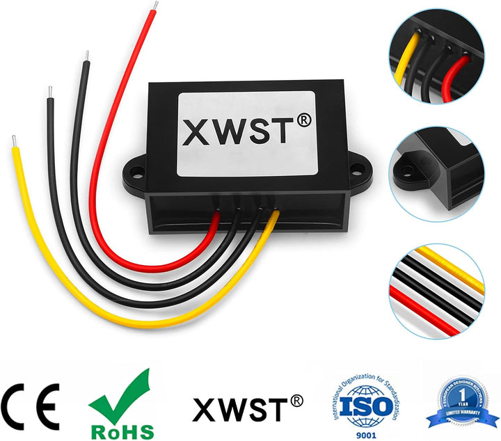 XWST DC DC 36V48V60V72V85V auf 24V Buck Spannungswandler 5A 120W Wechselrichter Auto Netzteil Wandle