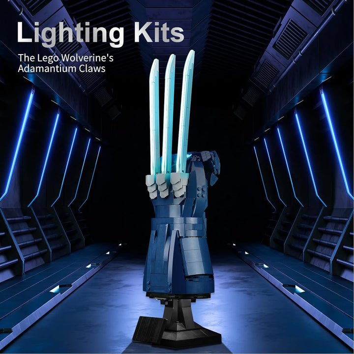 cooldac LED Licht Set Kompatibel mit Lego 76250 Wolverine Adamantium Claws, Licht Set Kompatibel mit