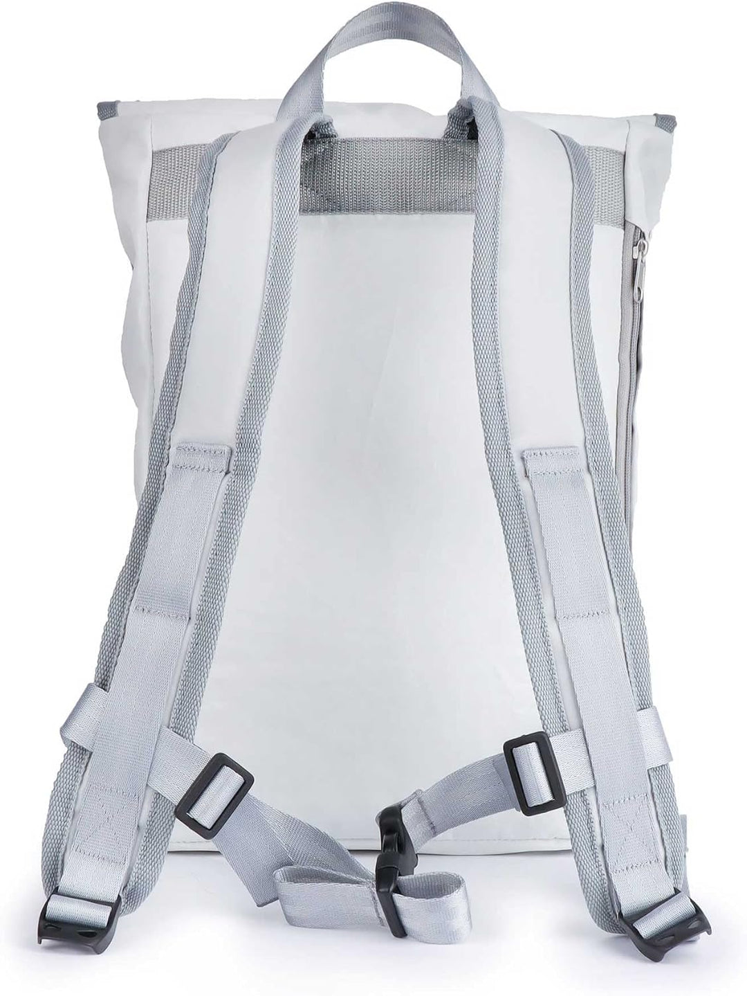 360° Grad Landgang Rucksack Segeltuch weiss mit Zahl grau