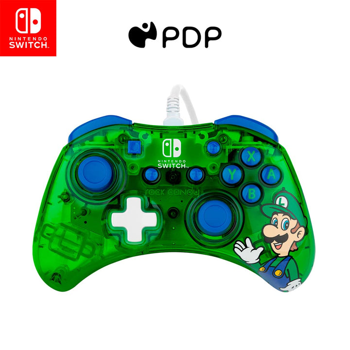 PDP Rock Candy verkabelt Gaming Switch Pro Controller - Official License Nintendo - OLED / Lite Comp