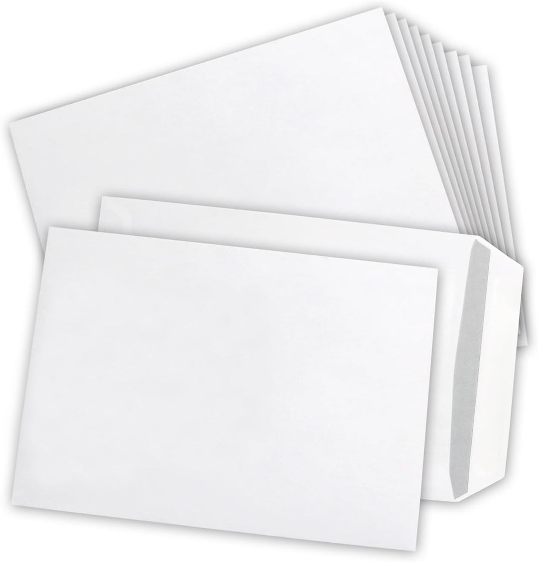 versando 500x C5 Versandtaschen ohne Fenster 162mm x 229 mm Briefumschläge selbstklebend weiss
