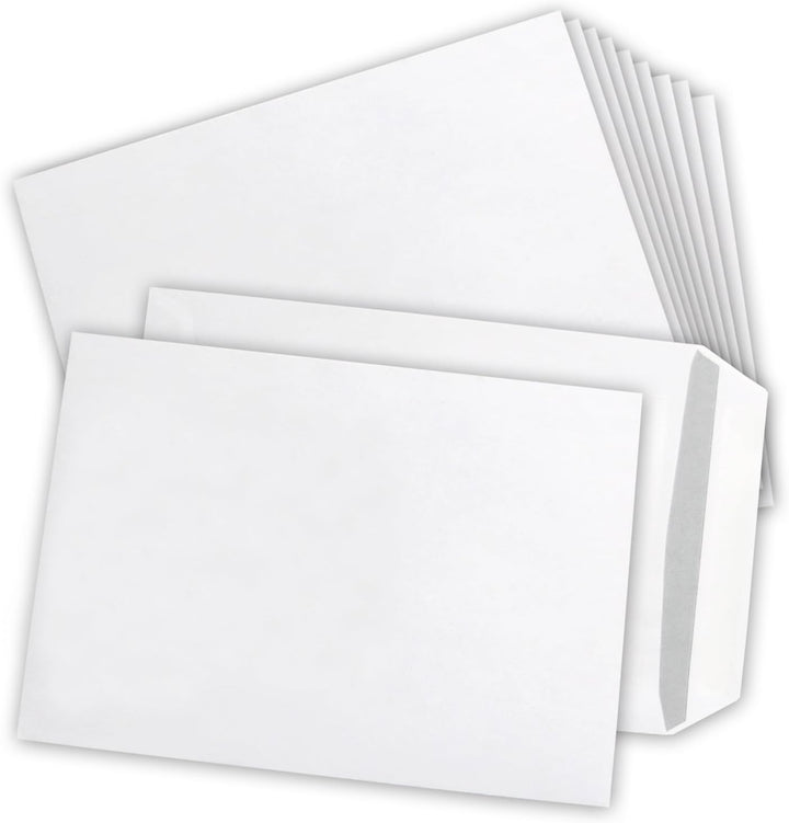 versando 500x C5 Versandtaschen ohne Fenster 162mm x 229 mm Briefumschläge selbstklebend weiss